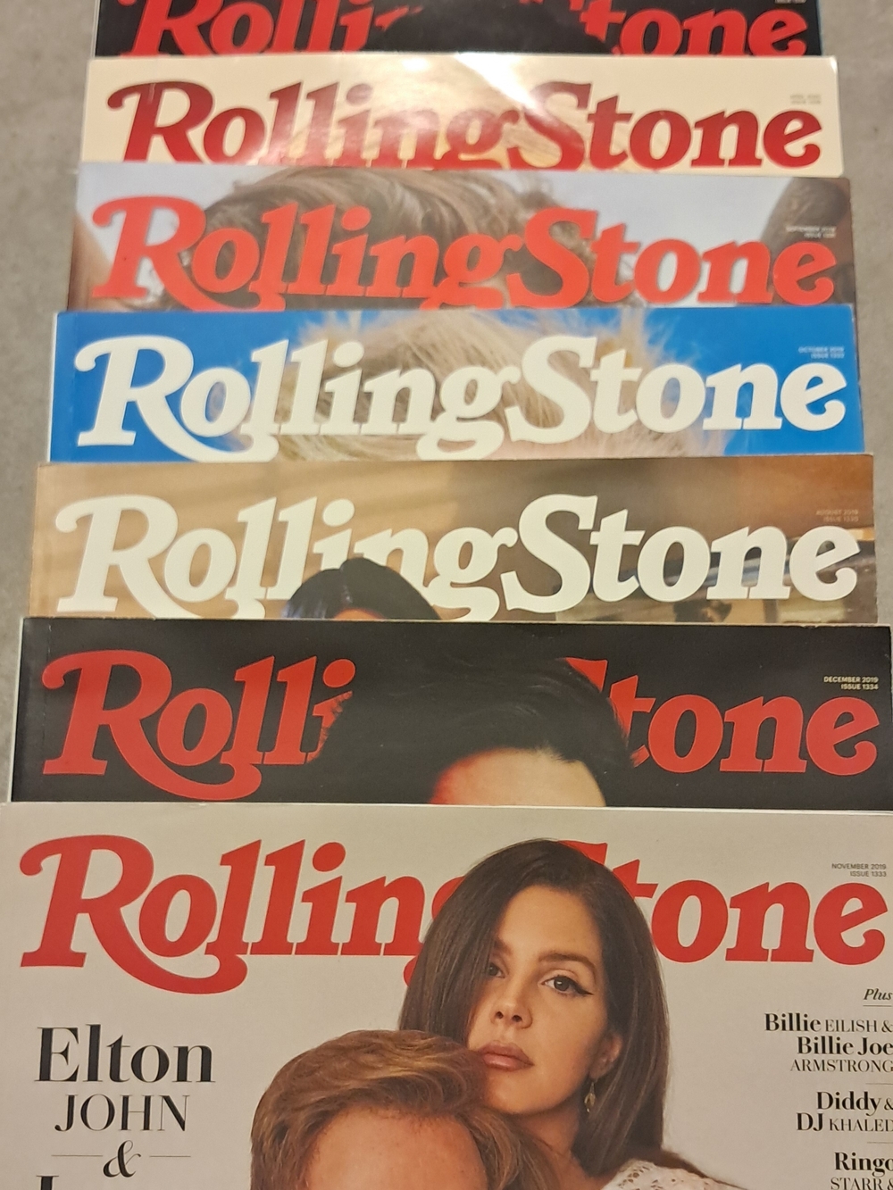 Rolling Stone Magazines 2019 - 2021 Lot Of (10) Taylor Swift, Miley Cyrus